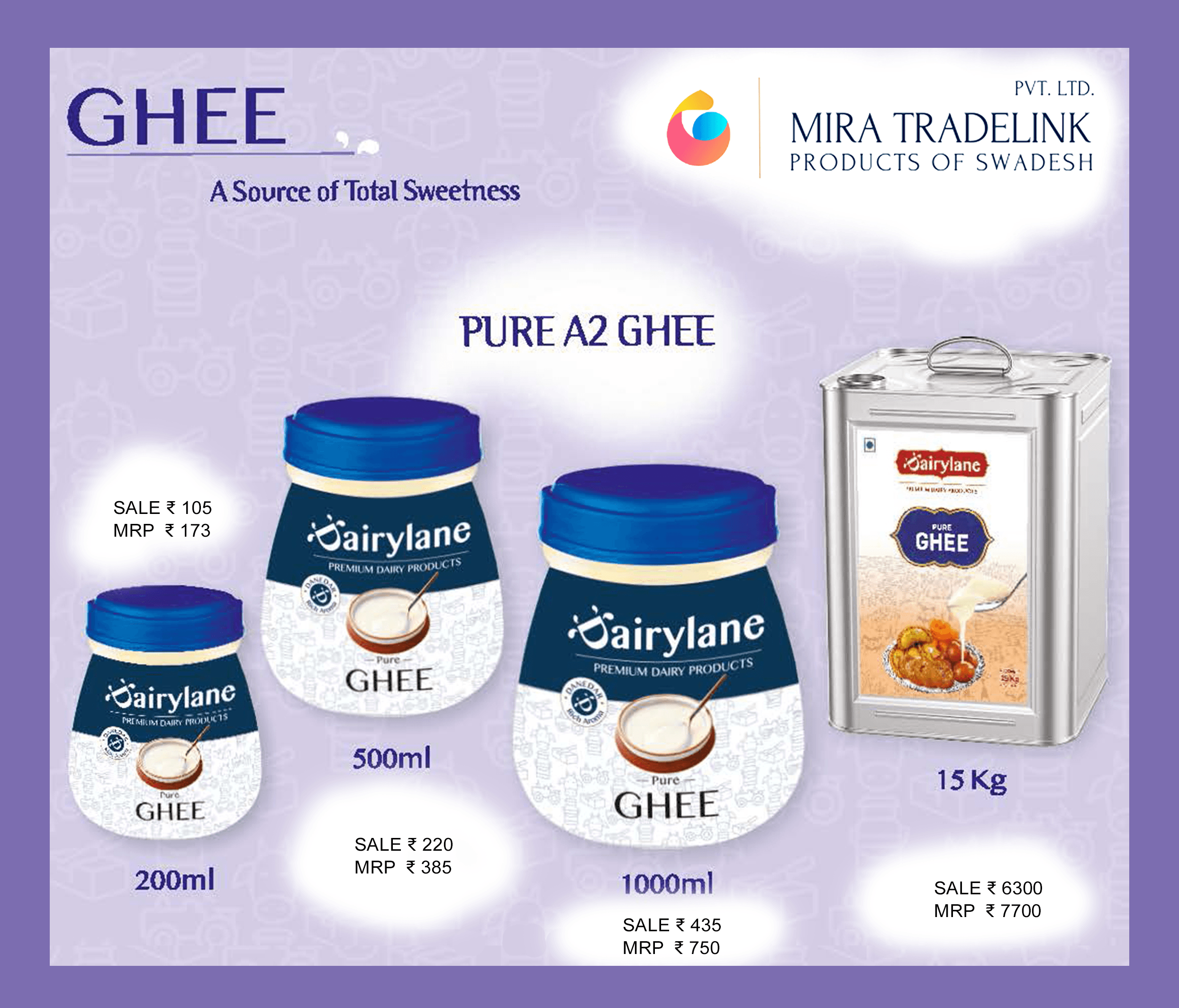 Premium Ghee Pack